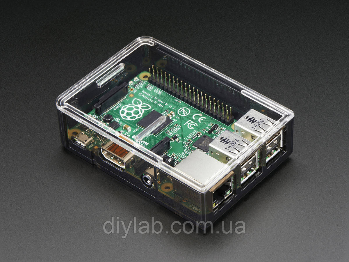 Корпус для Raspberry Pi B+ / Raspberry Pi 2 B від Adafruit