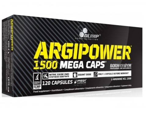 Амінокислота L-аргінін Olimp ARGIPOWER 1500 120 капсул, фото 1
