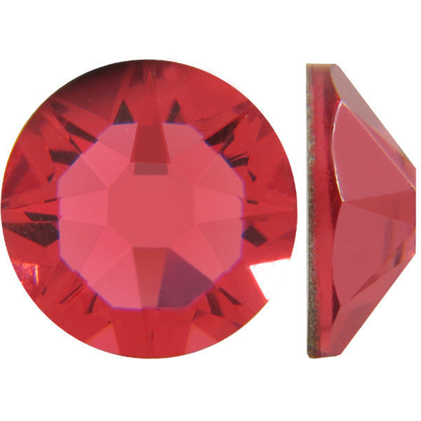 Червоний | Indian Pink Стрази Swarovski (Розмір 10ss; Тип_нанесения Клей E6000)