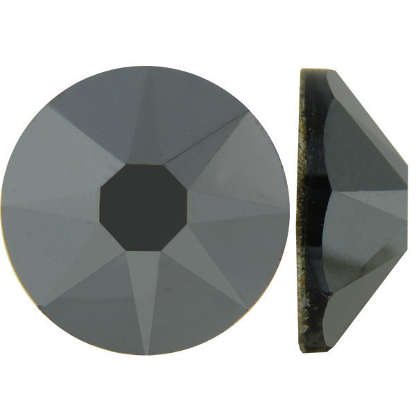 Темний металік | Jet Hematite Стрази Swarovski (Розмір 6ss; Тип_нанесения Клей E6000)