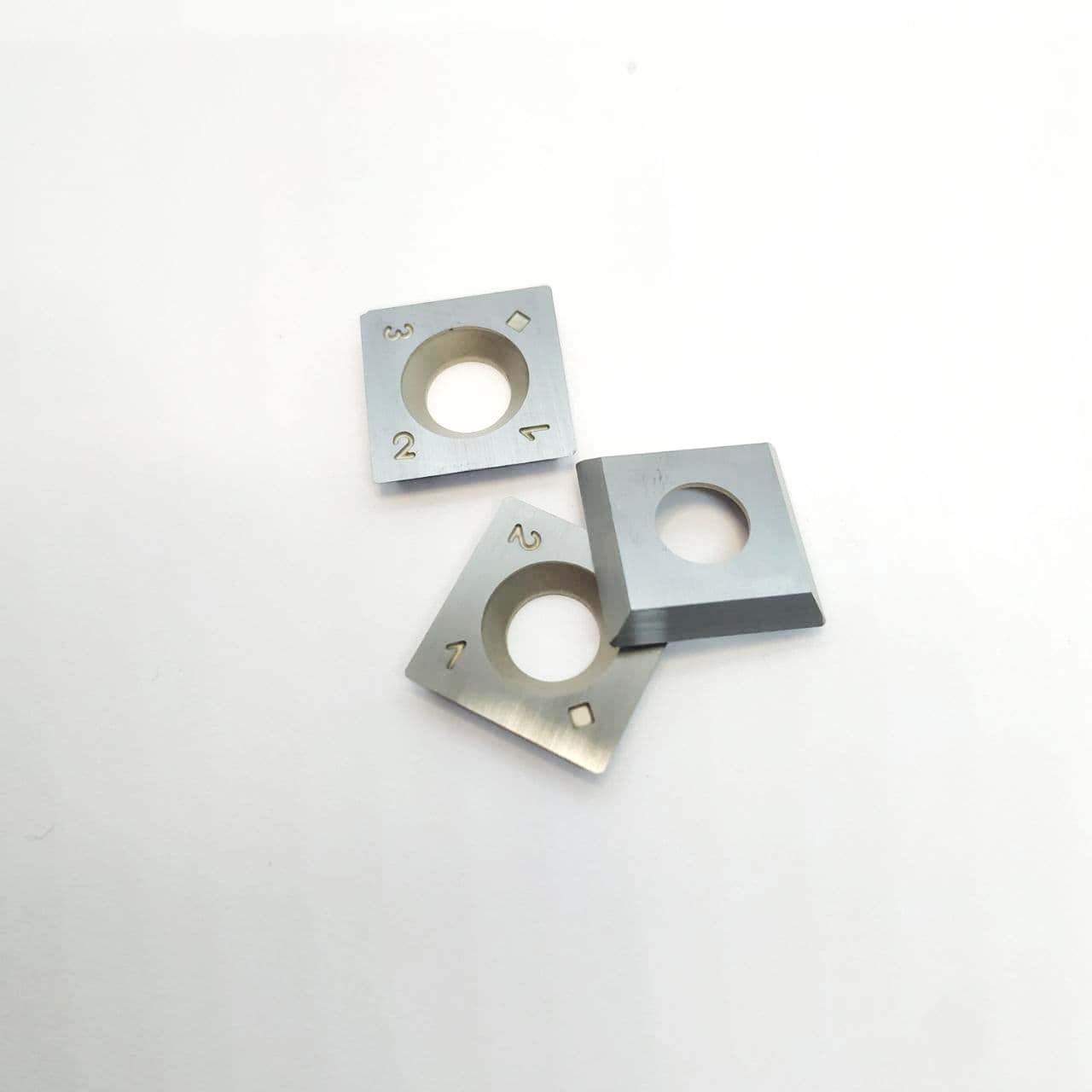 Ножі підрізні твердосплавні універсальні для строгальних фрез 14х14х2 мм, фото 1