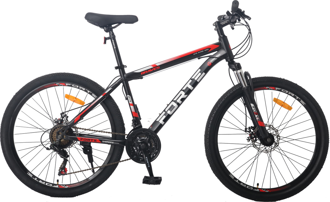 Велосипед Forte Braves МТВ 26"/17" (117824) чорно-червоний
