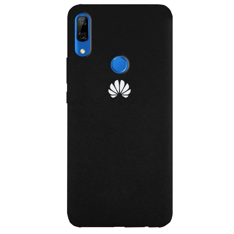 Чохол Silicone case Premium для Huawei P Smart Plus Black (03) чорний, фото 1