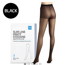 Atomy slim line panty stocking. Жіночі чорні колготи Атомі 20 den.