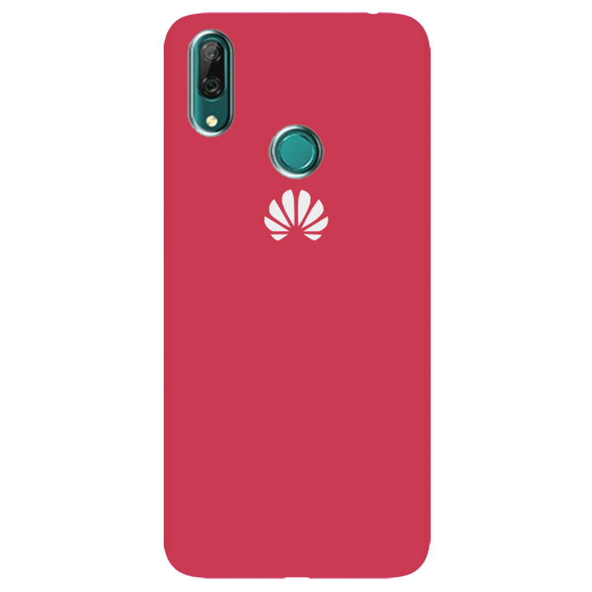 Чохол Silicone case Premium для Huawei P Smart Plus Camelia (15) світло-червоний, фото 1