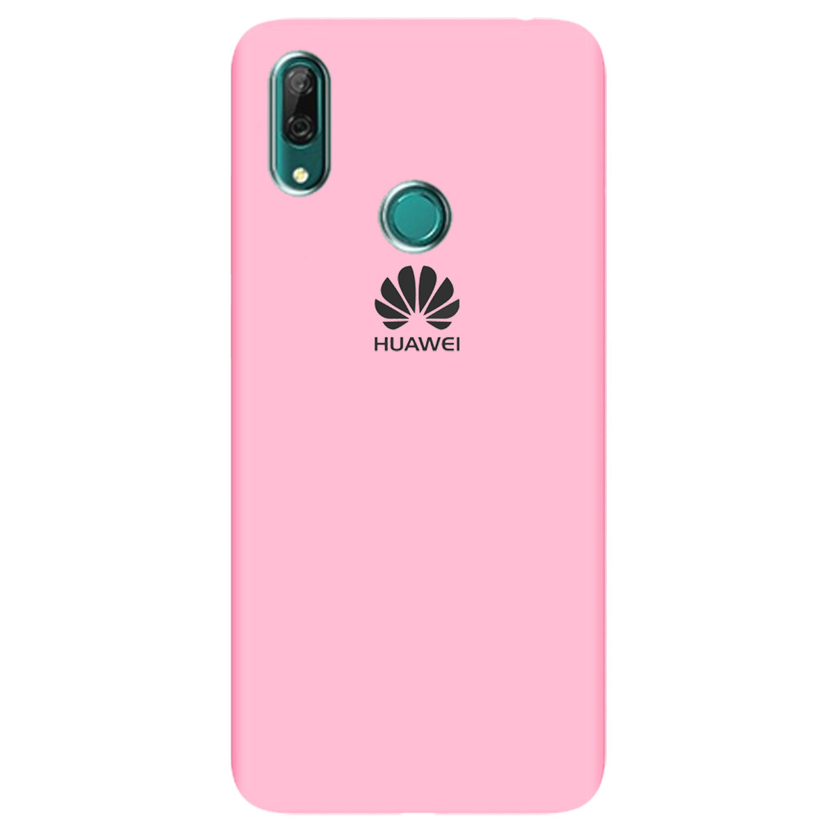 Чохол Silicone case Premium для Huawei P Smart Plus Light Pink (17) рожевий, фото 1