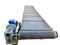 Ленточный конвейер (транспортер)W-300мм L-3000мм для транспортировки погрузки штучных или сыпучих продуктов