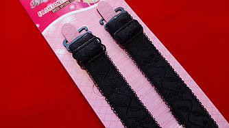 Бретелі для бюстгальтера 18 мм з візерунком, колір мікс, бавовна