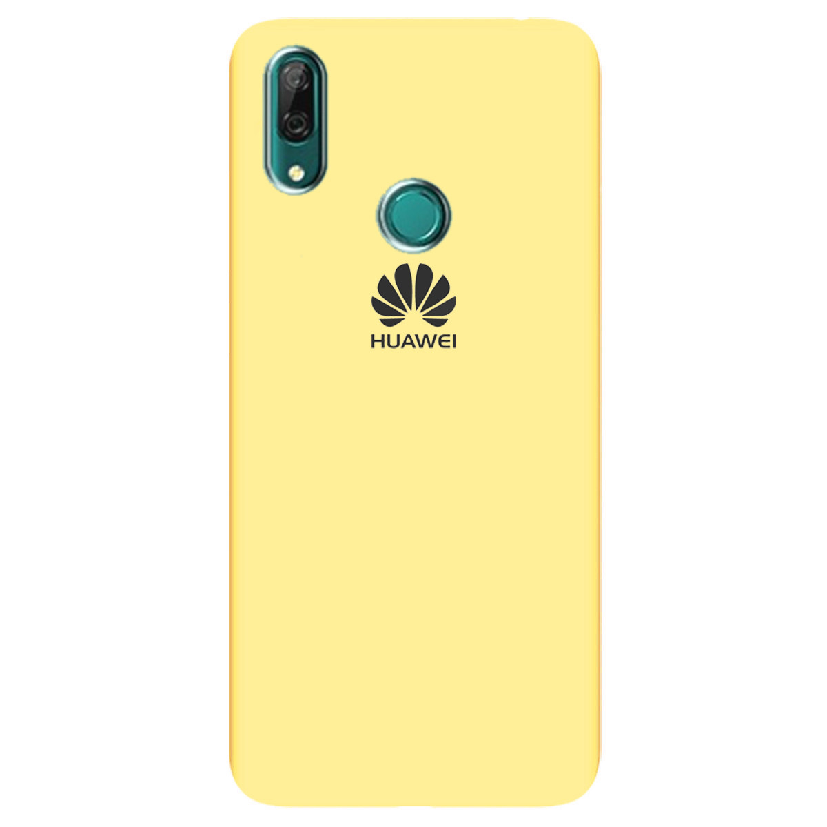 Чохол Silicone case Premium для Huawei P Smart Plus Yellow (20) жовтий, фото 1