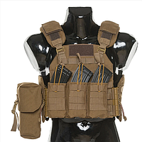 Бронежилет Plastoon Plate Carrier StC, Coyote, AK-Open