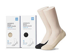 Atomy woman’s basic foot cover. Чорні жіночі сліди Атомі. Atomy Kolmar