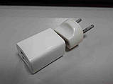 Зарядний пристрій Б/К Мережевий адаптер USB, фото 2
