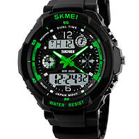 Skmei Мужские водостойкие спортивные тактические часы Skmei S-Shock Green 0931