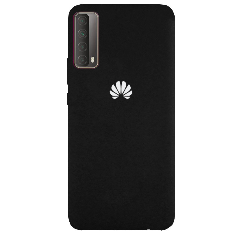 Чохол Silicone case Premium для Huawei P Smart 2021 Black (03) чорний, фото 1