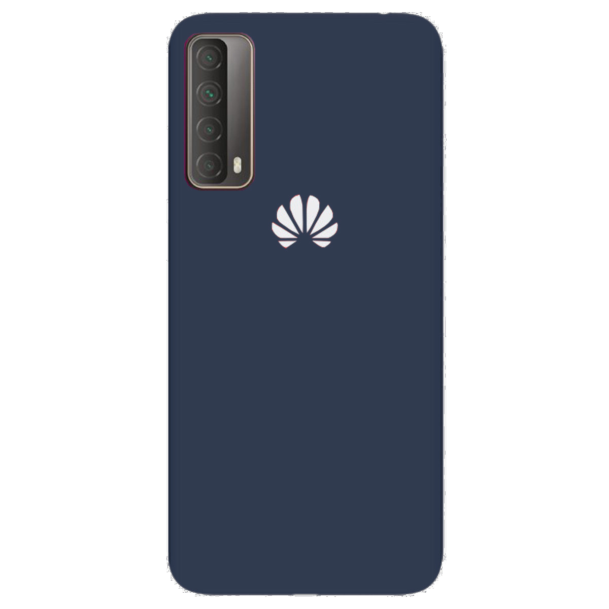Чохол Silicone case Premium для Huawei P Smart 2021 Dark Blue (08) темно-синій, фото 1