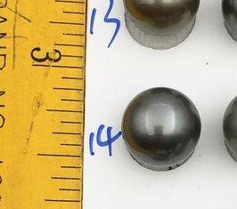 Перли Таїті 10.75 мм просвердлений з одного боку, фото 1