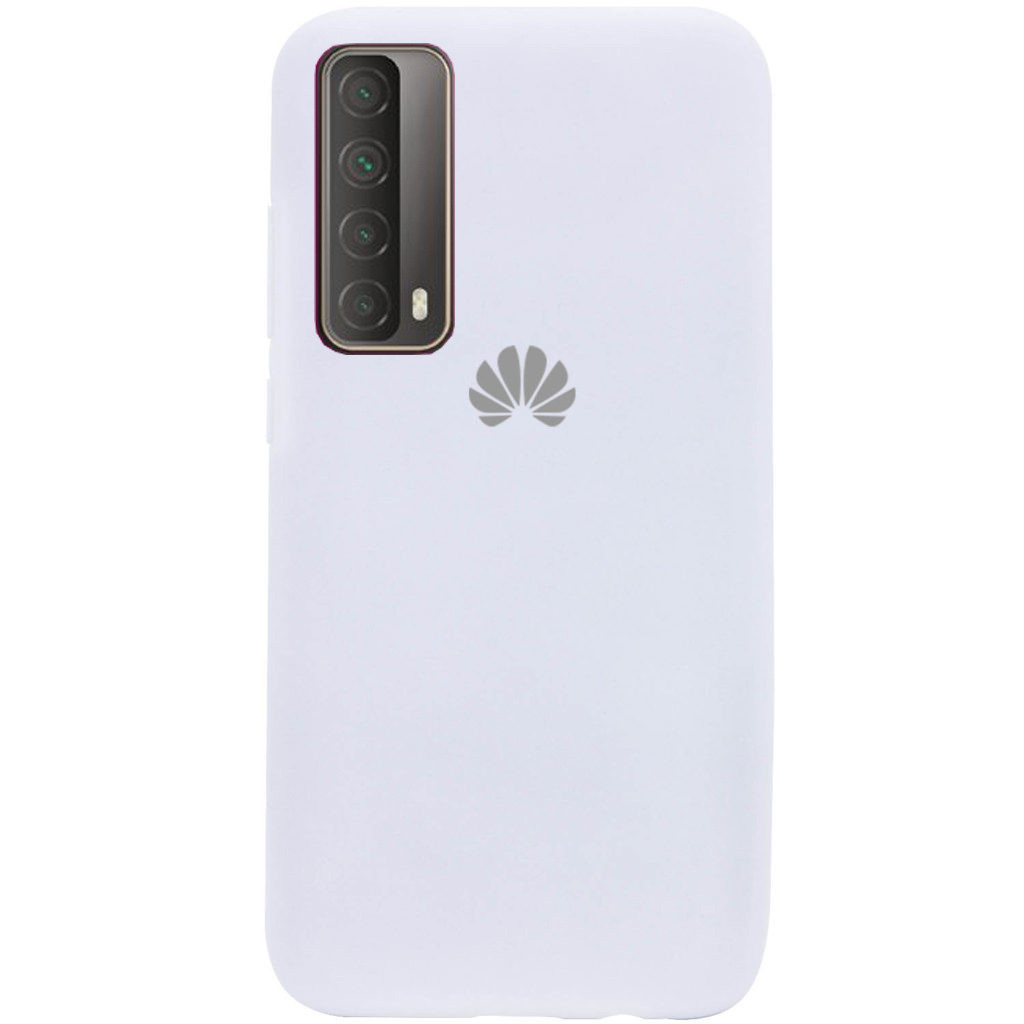 Чохол Silicone case Premium для Huawei P Smart 2021 White (09) білий, фото 1