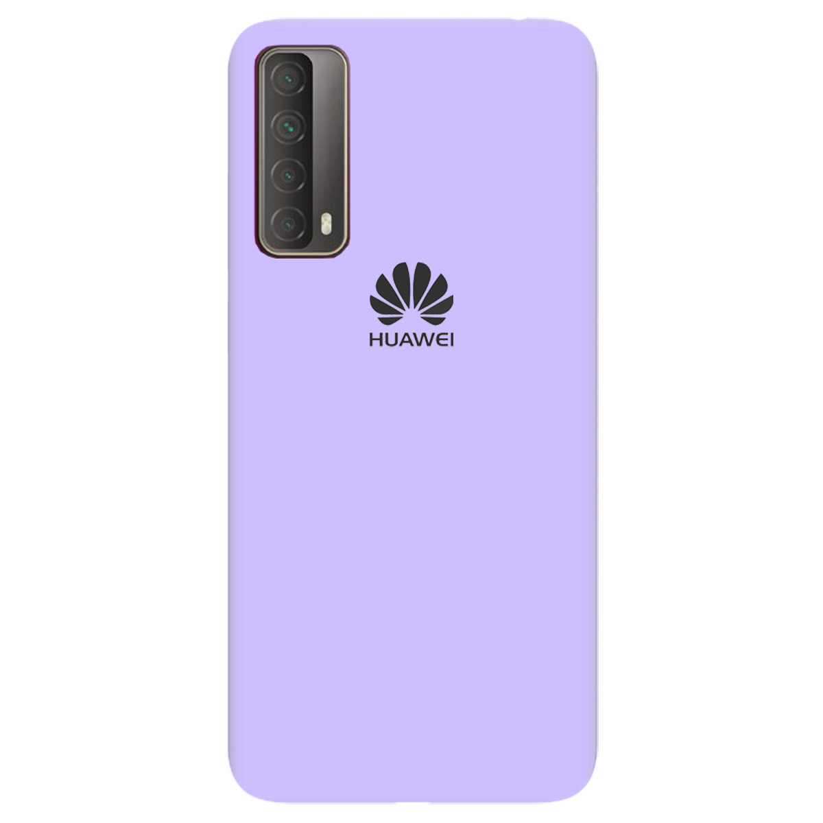 Чохол Silicone case Premium для Huawei P Smart 2021 Lilac (13) ліловий, фото 1