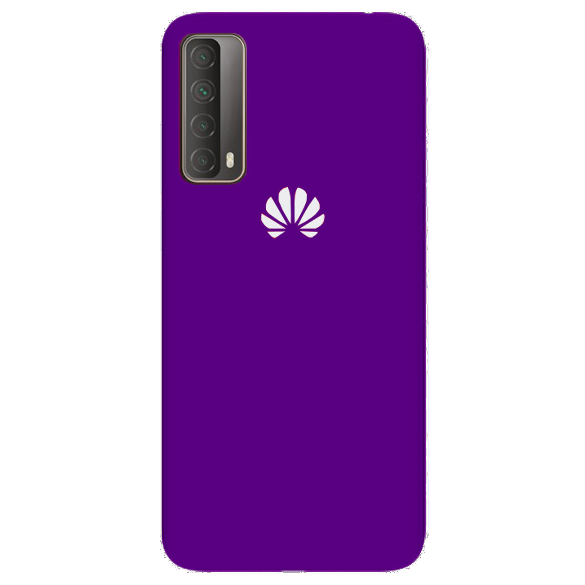 Чохол Silicone case Premium для Huawei P Smart 2021 Purple (14) фіолетовий, фото 1