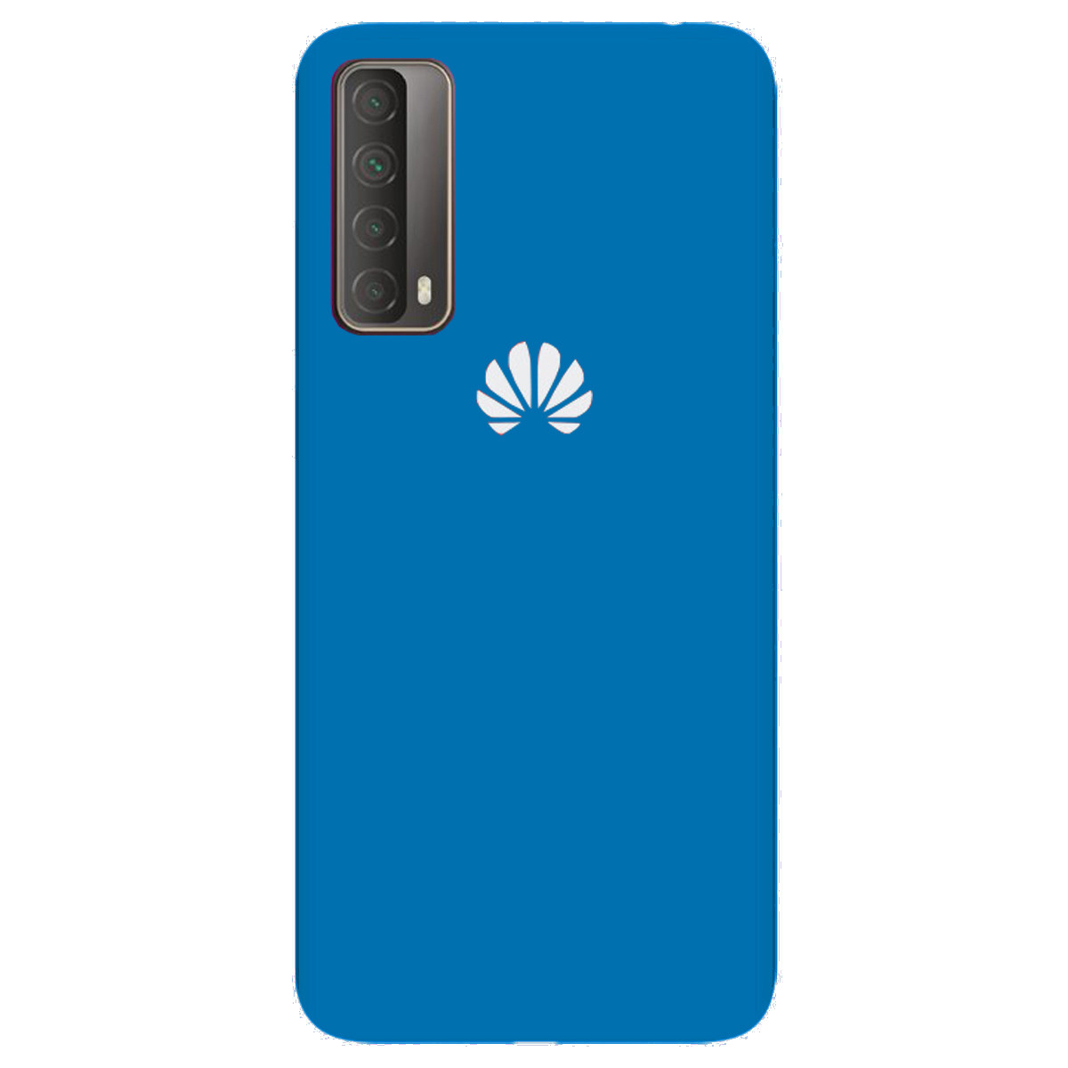 Чохол Silicone case Premium для Huawei P Smart 2021 Blue (16) синій, фото 1