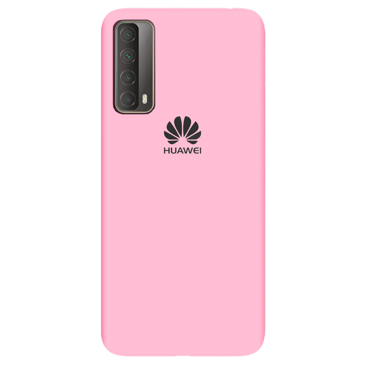 Чохол Silicone case Premium для Huawei P Smart 2021 Light Pink (17) рожевий, фото 1