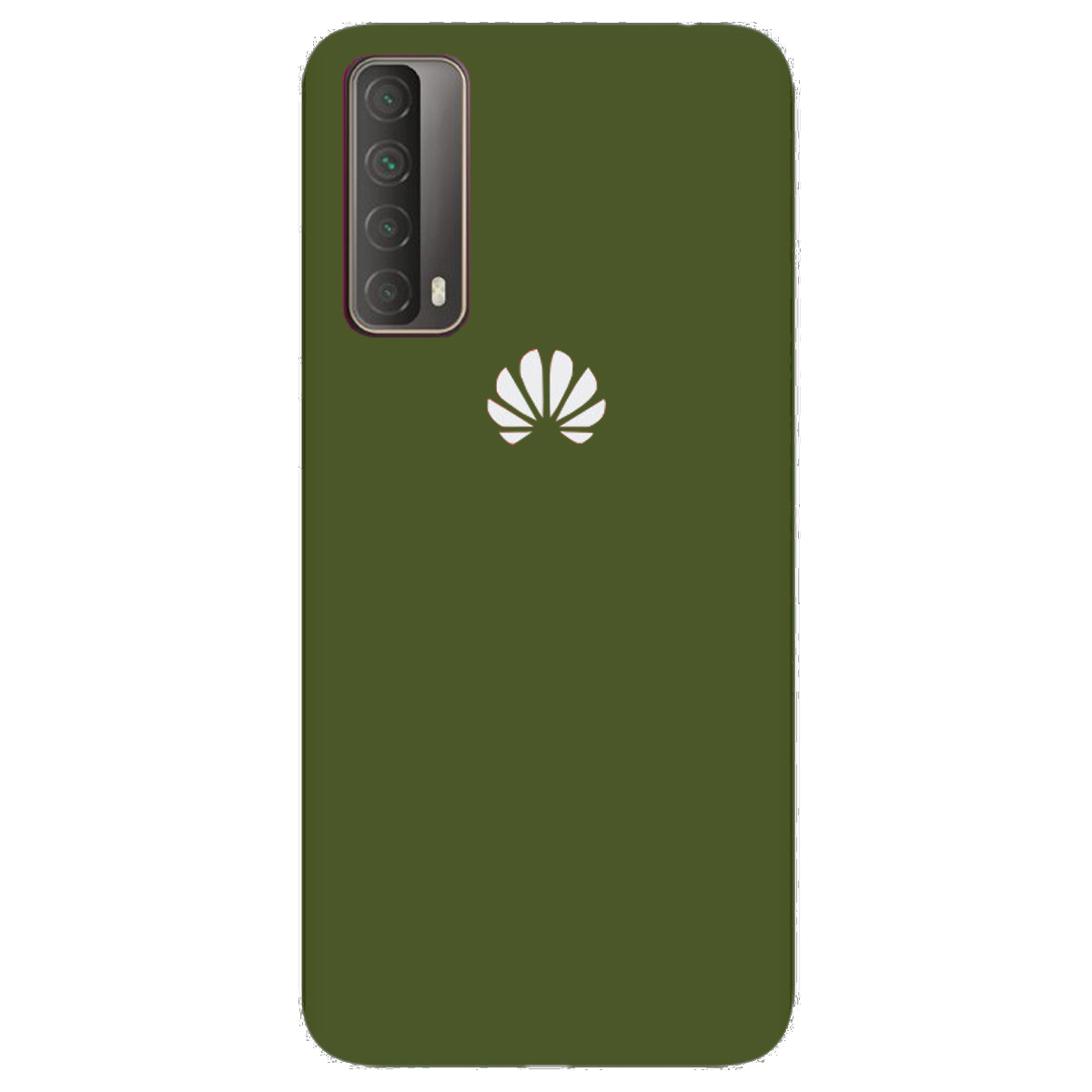 Чохол Silicone case Premium для Huawei P Smart 2021 Khaki (25) зелений, фото 1