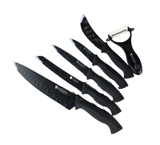 Універсальний набір ножів для кухні Zillinger ZL-902 кухонні ножі з мармуровим покриттям