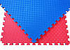 Мат татамі 100*100*4 см Eva-Line Extra Quality синій/червоний Плетінка 100 кг/м3 (будо-мат, даянг), фото 4