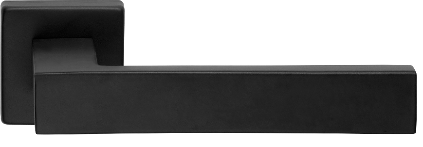 Дверні ручки для вхідних/міжкімнатних дверей Linea Cali Corner 024 чорний матовий, фото 1