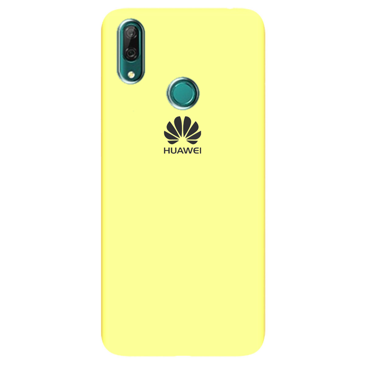Чохол Silicone case Premium для Huawei P Smart Plus Flash (06) лимонний, фото 1