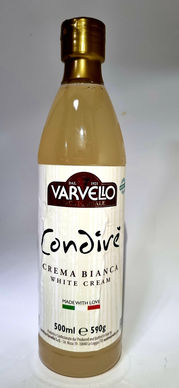 Крем-соус белый бальзамический Condire ТМ Varvello, 500 мл (ID ...