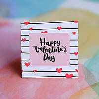 Листівка валентинка 50х50мм valentine_5