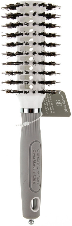 Брашинг з натуральною щетиною та нейлоном Olivia Garden Turbo Vent Combo Ceramic+Іon 32 мм, фото 1