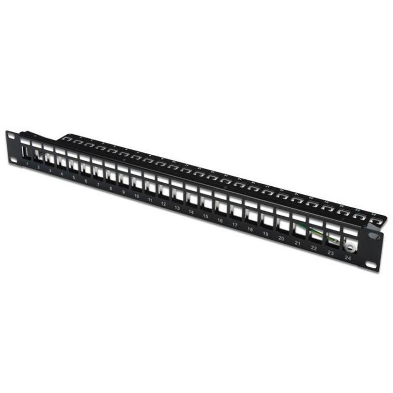 Патч-панель Digitus 19" 1U 24 порти 5e (DN-91411)