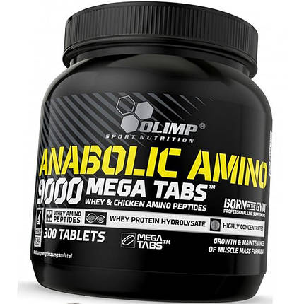 Комплекс амінокислот Olimp Anabolic Amino 9000 300 таблеток, фото 3