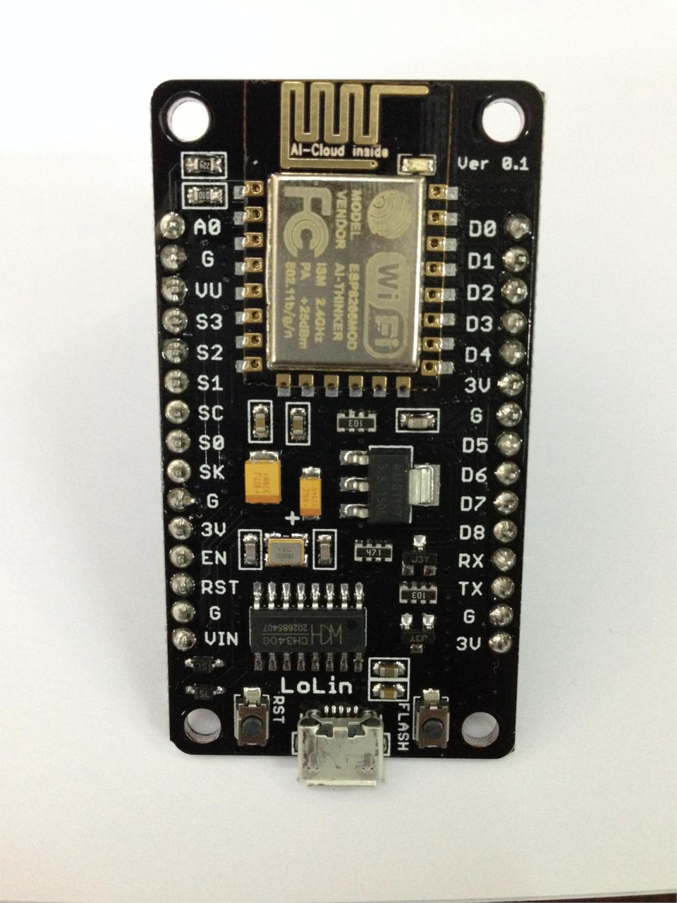 WiFi модуль NodeMcu Lua v3 ESP-12E (ch340) - фото 3 - id-p567475556