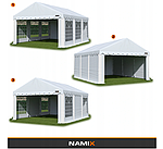 Павільйон садовий Namix 4x8 m щільність ПЭ240г/м2, фото 6
