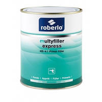 Грунт наповнювач MULTIFILLER EXPRESS M3 4:1 (темно-сірий) 1л+0,25л затв-ч P500 ROBERLO