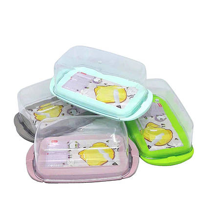 Маслянка пластикова Алеана на застібках з мірною шкалою, фото 1