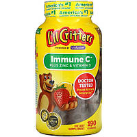 Витамин C с цинком и витамином D, L'il Critters "Immune C Plus Zinc & Vitamin D" для детей (190 конфет)