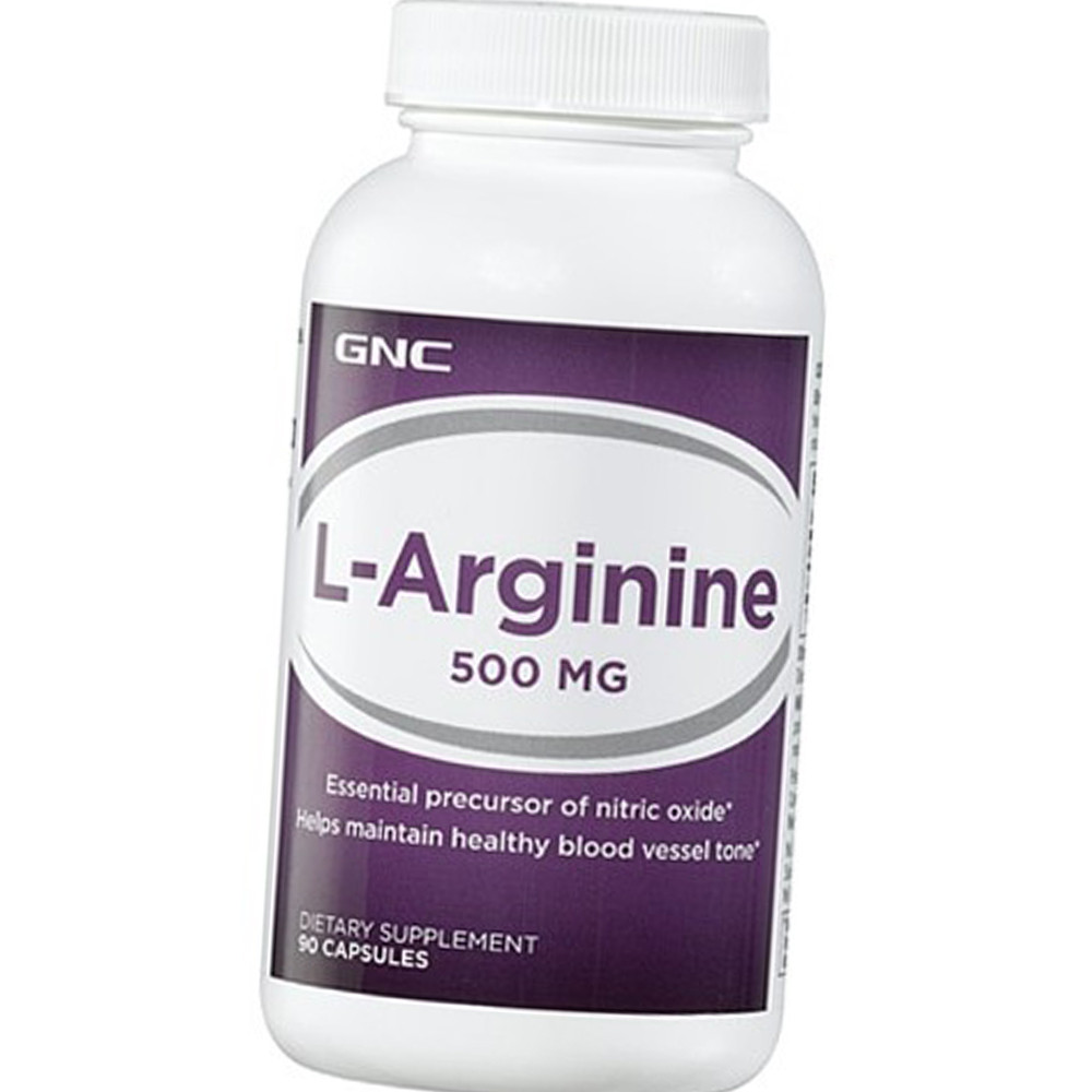 Аргінін GNC L-Arginine 500 90 капс