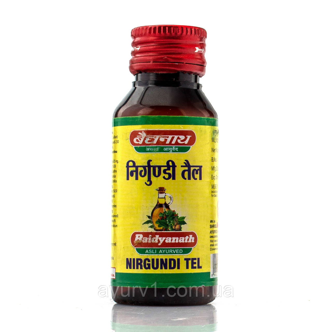 Ніргунді олія Nirgundi tel Baidyanath, 50 ml