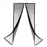 Антимоскітна сітка штора на магнітах 100х215 см, фото 2