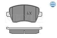 MEYLE 025 239 7317 - Комплект передних тормозных колодок на Рено Клио 4