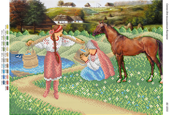 Схема для вишивання бісером БС-3231. СКЛАД У РЕКИ, фото 1