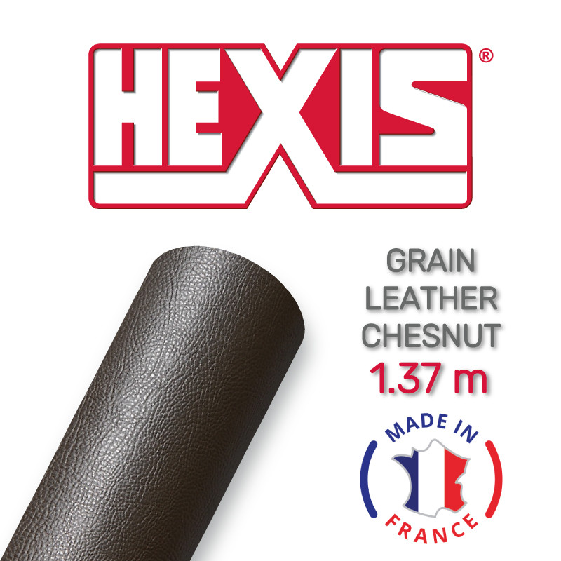 Hexis Grain Leather Сhesnut Gloss імітуюча шкіру 1.52 m