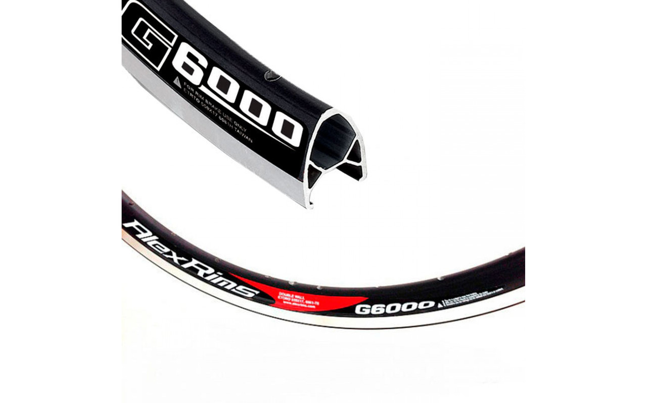 Обід Alexrims G6000 26" 559*17ммх36Н краплеподібний чорний, фото 1