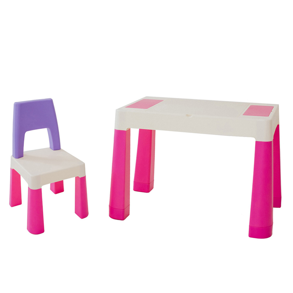 Багатофункціональний дитячий столик Poppet Колор Пінк 5 в 1 і стільчик (PP-002P)