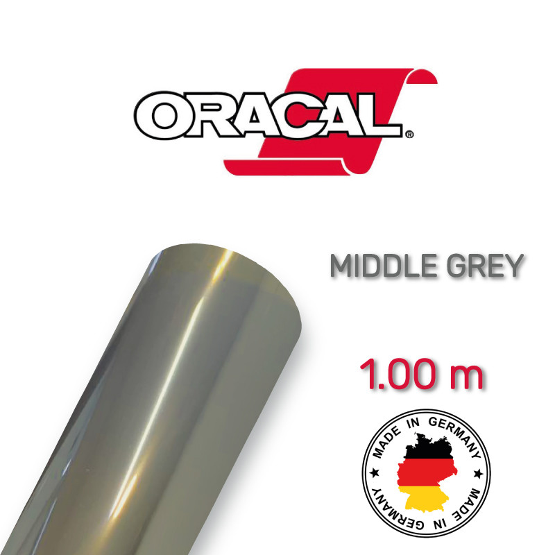 Плівка вітражна Oracal 8300 074 Middle Grey 1.0 m