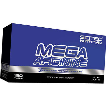 Аргінін Scitec Mega Arginine 90 капс, фото 3